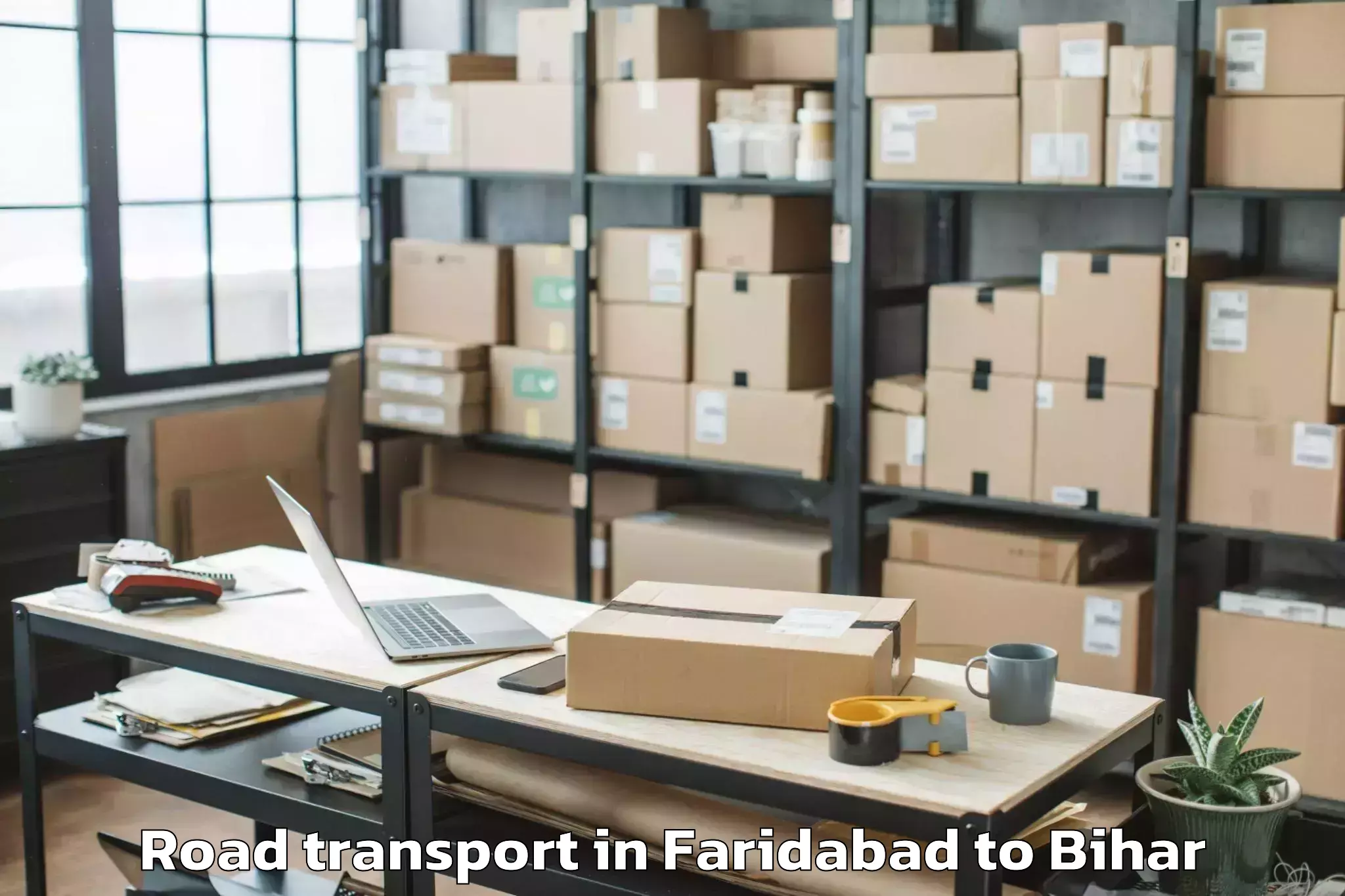 Affordable Faridabad to Kusheshwar Asthan Purbi Road Transport